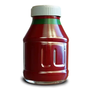 Red Ketchup Container Png 06122024 PNG image