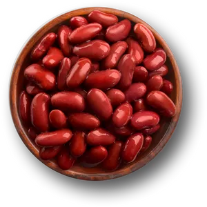 Red Kidney Beansin Bowl PNG image