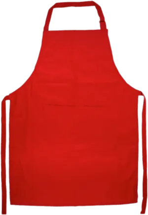 Red Kitchen Apron PNG image