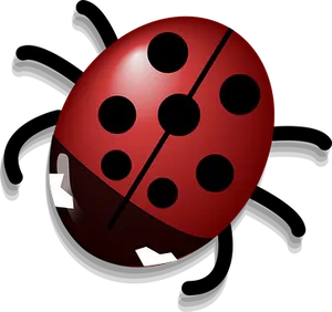 Red Ladybug Illustration