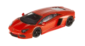 Red Lamborghini Hot Wheels Toy PNG image