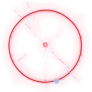 Red Laser Beam Circle Png 06272024 PNG image