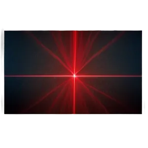 Red Laser Beam Fade Effect PNG 24