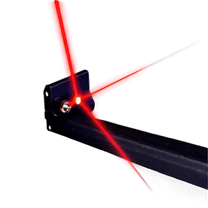 Red Laser Beam Horizontal PNG 06272024