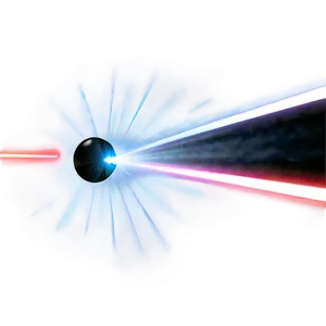 Red Laser Beam In Motion PNG 06272024