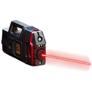 Red Laser Beam With Gloss PNG 34