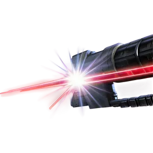 Red Laser Beam With Gloss PNG Acy