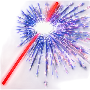 Red Laser Beam With Particles PNG 18