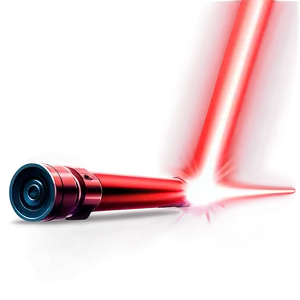 Red Laser Beam With Shadow PNG 59