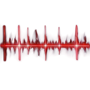 Red Laser Beam Zigzag PNG 06272024