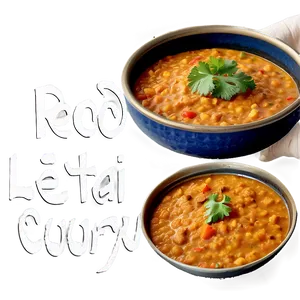 Red Lentil Dahl Curry PNG 06252024