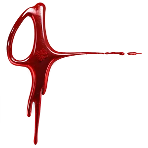 Red Lifeline: Blood Splatter Texture PNG Mbo77