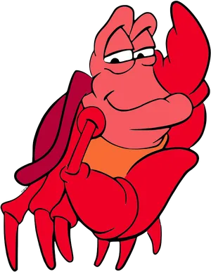 Red Lobster Cartoon Character PNG image