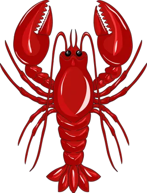 Red Lobster Illustration.png PNG image