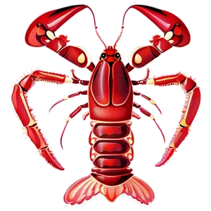 Red Lobster Ocean Life PNG Eqe29