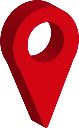 Red Location Pin Icon PNG