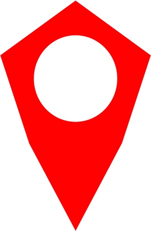 Red Location Pin Icon PNG image