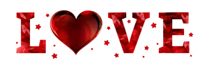 Red Love Heart Graphic