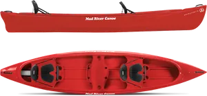 Red Mad River Canoe Adventure PNG image