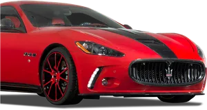 Red Maserati Gran Turismo Sport Coupe PNG image
