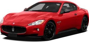 Red Maserati Gran Turismo Sports Car