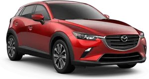 Red Mazda C X3 Crossover S U V PNG