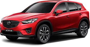 Red Mazda C X5 S U V PNG