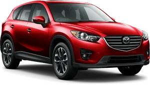 Red Mazda Crossover S U V PNG
