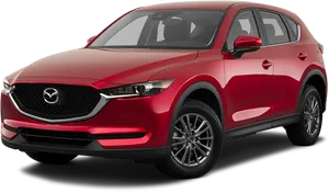 Red Mazda Crossover S U V2023 PNG