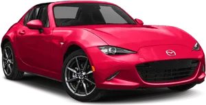 Red Mazda M X5 Roadster PNG image