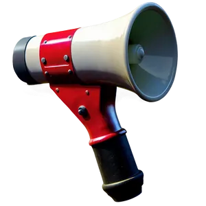 Red Megaphone Png 05252024 PNG image