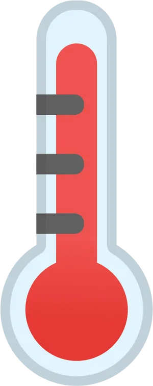Red Mercury Thermometer Graphic