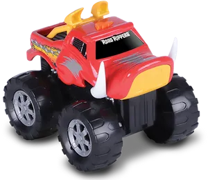 Red Monster Truck Toy PNG image