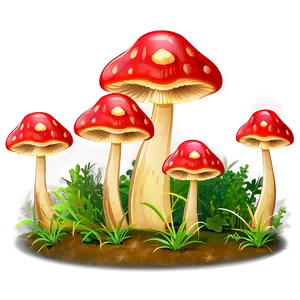 Red Mushroom Png 42 PNG image