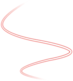 Red Neon Curve Graphic PNG image