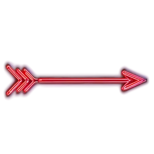 Red Neon Light Arrow Png 26 PNG image