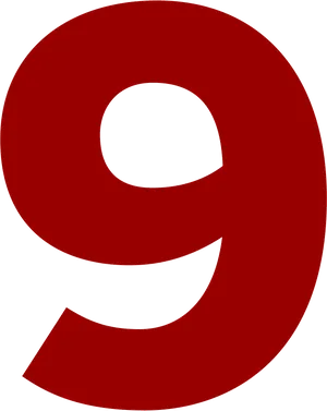 Red Number9 Graphic