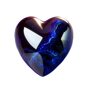 Red Obsidian Heart PNG Sqj62