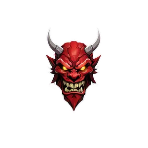 Red Oni Illustration PNG 80 PNG