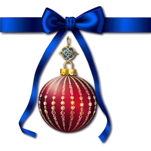 Red Ornament Border PNG 06212024