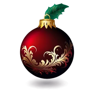 Red Ornament Clipart PNG 38