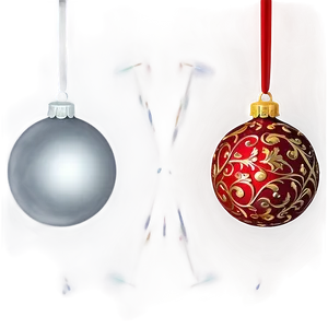 Red Ornament Decoration PNG 06212024