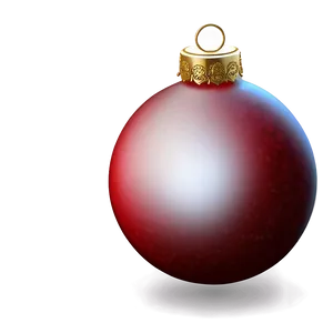Red Ornament Outline PNG 06212024