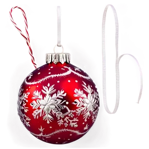 Red Ornament Set PNG Poi36 PNG