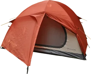 Red Outdoor Camping Tent PNG image