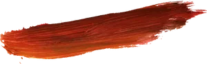 Red Paint Brush Stroke