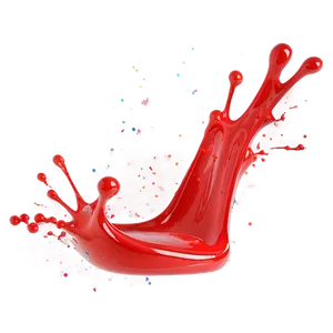 Red Paint Splash Png 06202024 PNG image