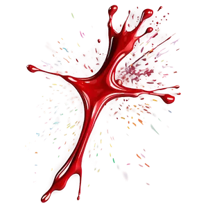 Red Paint Splatter Vector PNG 25 PNG