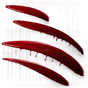 Red Paint Streak Png Lks46 PNG image