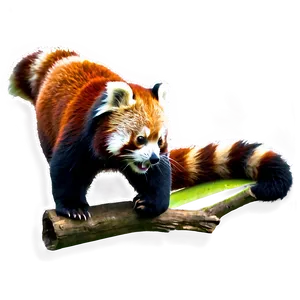 Red Panda Tail PNG Ude PNG